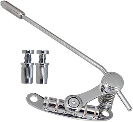Gitar Köprüsü Çekme Plakası Değiştirmeleri Parçaları Elektrikli Krom Köprü Çubuğu Kuyruk Parçası Gitar Köprüsü Durdurma Plakası LP/SG Gitar Köprü Aksesuarları