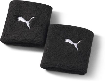 Essential Core Terrycloth Wristband Unisex Yetişkin Spor Bilekliği, Puma Black, Tek Beden