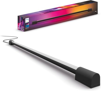 Hue Play Gradient Light Tube Renklı Akıllı Led Aydınlatma, Siyah, 75 cm