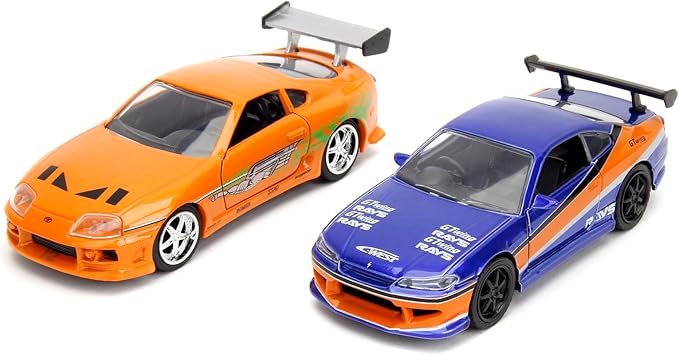 Fast & Furious Legacy Series 2001 Nissan Silvia S15 & Toyota Supra 1:32