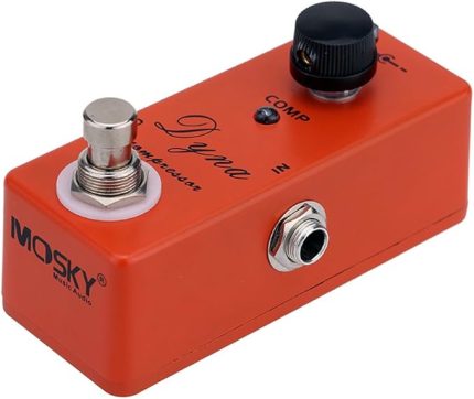 Dyna Compressor Elektrik Gitar Efekt Pedalı Tek Efektli True Bypass turuncu