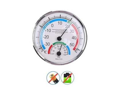 Lua Analog Termometre- Nem Ölçer Oda Sıcaklık Ölçer