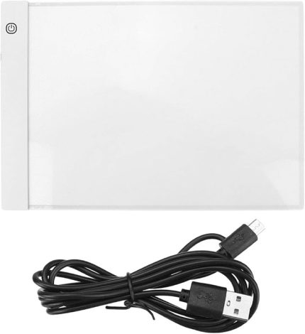 A4 Grafik Tablet LED Çizim Tablet Ince Sanat Stencil Çizim Kurulu Işık Kutusu Izleme Masa Pad