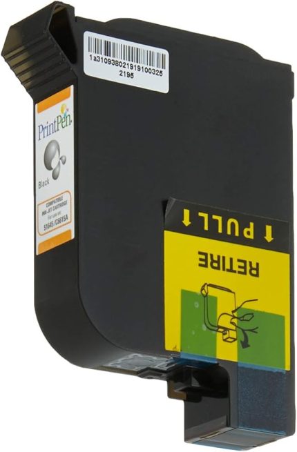 No.45 (51645AE) Siyah Muadil Mürekkep Kartuşu