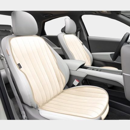 Vodina Serisi Tay Tüyü Cepli Oto Koltuk Minder Seti Koltuk Koruma Kılıfı Ön Arka Set Bej