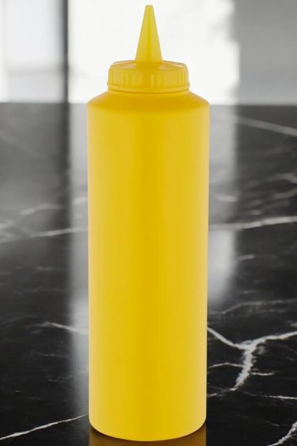 500 ML Sosluk Şişesi, Sarı, Hardal, Ketçap, Mayonez ve Yağ için