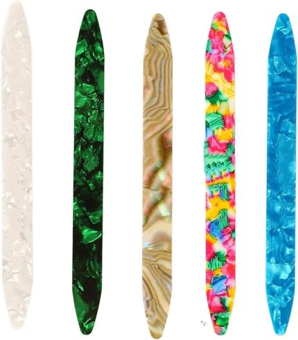 Ud Seçim Seti Ud Mızrap i, 5 Adet Ud Seçimi Mızrap Profesyonel Desen Baskılı