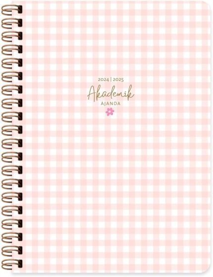 Color 16 * 23 Spiralli Akademik Ajanda - Pötikare