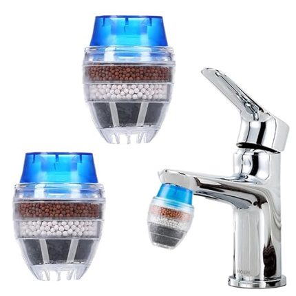 Adet 5 Katmanlı Aktif Karbon Su Arıtma Aparatı, aktif karbon filtrasyonu ve su temizleme filtresi, Musluk Başlığı