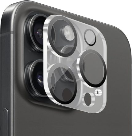 LABS iPhone Kamera Lens Koruyucu, 16 Pro / 16 Pro Max Uyumlu, Şeffaf