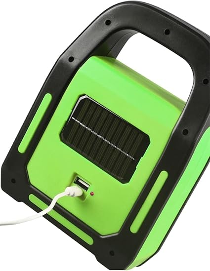 LED Solar Işıldak Fener Güneş Enerjili ve USB Şarj Kamp Lambası - Görsel 2