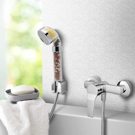 Supply Su Filtreli Duş Başlığı tasarruflu,vitaminli,parfümlü Klor ve Florür su Filtreli