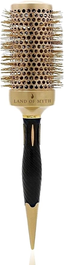 OF MYTH - LOM1164 Nano Teknoloji Seramik + İyonik Termal Fön Saç Fırçası Antistatik, Kauçuk Kaydırmaz Sap, Profesyonel Kullanım (53 mm)