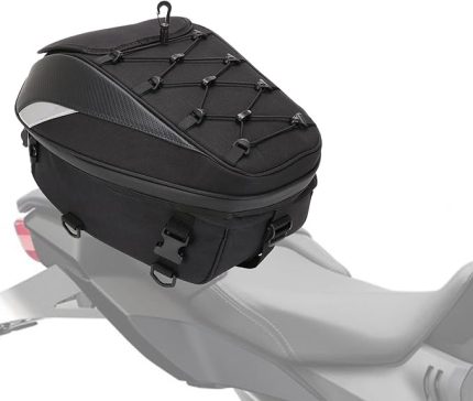 RACING Motosiklet Koltuk Çantası, Bagaj Çantası Eyer Çantaları, siyah, 5, Klasik ve modern