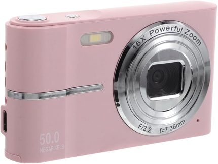 1 Set Dijital Kamera - Kız Partileri Ve Seyahat Fotoğrafçılığı Için 16X Kompakt Ve Hafif Tasarımlı Nokta Ve Çekim Vlog Kamerası