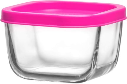 Cube Saklama Kabı, Cam, 270 cc, 4 Adet