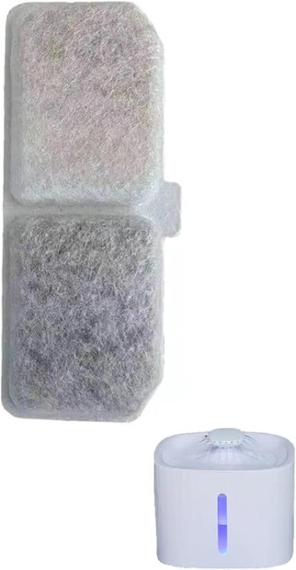 Su Sebili Yedek Filtre Evcil Hayvanlar İçin Otomatik Kedi Su Şelalesi Filtresi