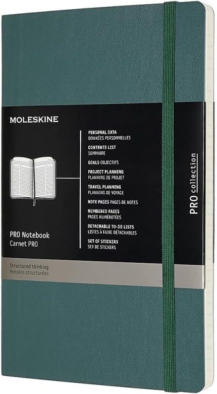 Pro Defter L Boy Orman Yeşili Yumuşak Kapak