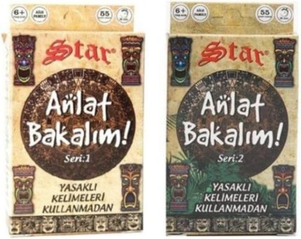 Anlat Bakalım Kelime Oyunu Seri 1 Ve Seri 2-2'Li Set 110 Kart