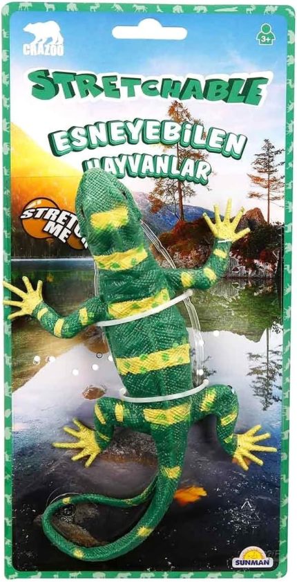 Sun-Tmj-Crz-Figür Streç Kaplumbağa/Kurbağa/Timsah/Bukalemun 4A.Krtl.