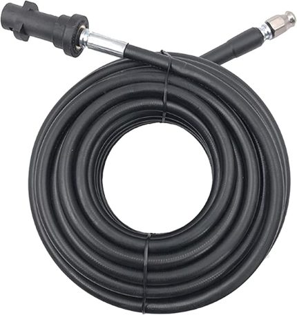 Boru Temizleme Borusu Temizleyici Tahliye Temizleyici Hortum, Karcher K2 K4 K5 K6 K7 Basınçlı Yıkama için Uygun, 6/10/15/20m Opsiyonel - Siyah, 10 Metre (6 metre)