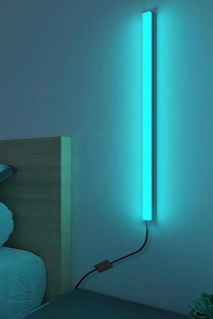 Uzaktan Kumandalı Led Masa Gece Lamba - Yatak Üstü, Tv Yanı,Oturma Odası - Rgb 50 Cm Miniled5