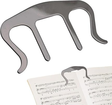 Piyano Kitap Tutucu | Müzik Sayfası Tutucu Yer İmi - Portatif Sayfa İşaretleyici Klipsler, Piyano, Klavye, Sehpalar ve Kitaplar için Nota Tutucular