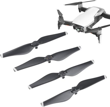 DJI Mavic Air ile uyumlu pervane - 1 set (4 bıçak) - Quick Release katlanabilir kanat - uçuşta test edilmiş tasarım - DJI Mavic Air cihazınız için önemli aksesuar