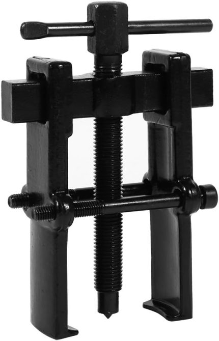 İki çeneli diş çekici, iki çam rulman çektirme aleti, karbon çelik pompa, kasnak çıkarıcı, düz tip, ayarlanabilir rulman çekme aleti (3 inç (38 x 65))