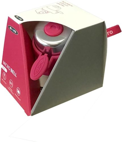 Scooter Zili Pembe, Yağmur Geçirmez, Silikon Kayış ile Kolay Montaj, Micro Scooterlar ve Bisikletler için Uyumlu