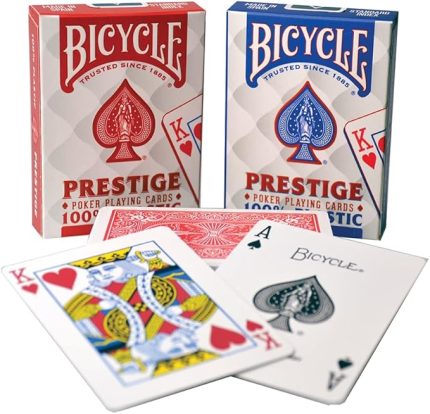 Prestige Rider Back 100% Plastik Standard Endeks Oyun Kağıdı Destesi