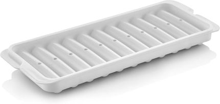 Çubuk Model Kapaklı Buz Kalıbı BPA İçermez, Dayanıklı Plastik, Sızdırmaz ve Hijyenik, Kolay Kullanım (Beyaz)