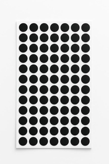 Etiket SİYAH 15 mm -1.890 adet- Renkli Etiketler, yapışkan noktalar, renkli, çok amaçlı etiketler, renkli noktalar, etiketler, yuvarlak, kendinden yapışkanlı çıkartma