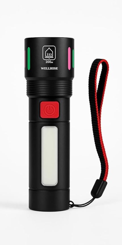 B15 Şarjlı Ledli Fosforlu EL Feneri