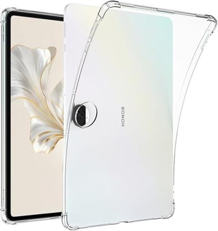 Honor Pad 9 12.1 İnç Uyumlu Şeffaf Yumuşak Kılıf, Darbeye Dayanıklı TPU Arka Koruyucu Silikon Kılıf