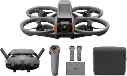 Avata 2 Fly More Combo (Three Batteries)- 26 Dakika Uçuş Süresi, 4K 60 FPS Çekim, Gri