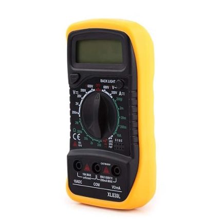 Dijital Multimetre Voltmetre Ampermetre Multimetre Multimetre AC / DC Voltmetre Direnç Akım Volt Ohm Test Cihazı Metre Mavi Arka Işık