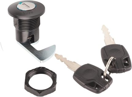 Motosiklet Takma Kuyruk Kilidi Arka Bagaj Kilit Kiti Scooterlar Için Evrensel Elektrik Motosikletleri Alüminyum Plastik Malzeme Ile Depolama Bagajı (B kısa kanca)