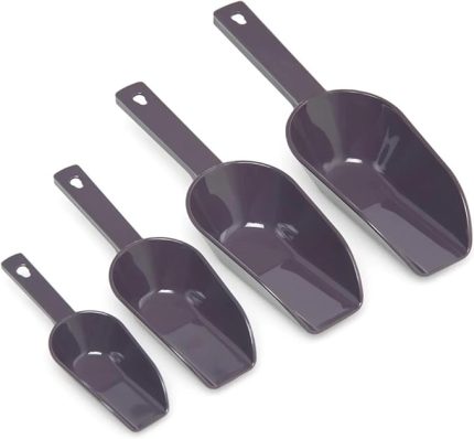 Erzak Küreği, 4 Parça Set (Siyah)