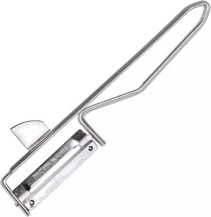 Evrensel soyucu, paslanmaz çelik kuşkonmaz soyucu, meyve ve sebze için soyucu (renk: gümüş), miktar: 1 adet