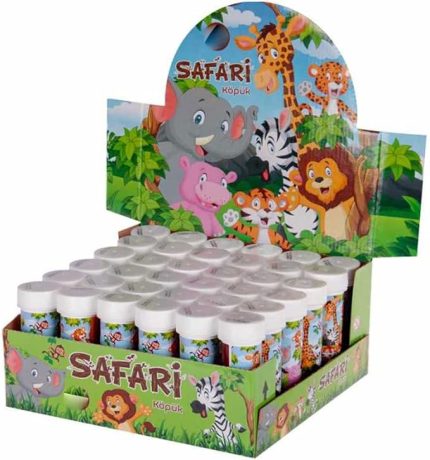 Serisi Hayvanlar Temalı Köpüklü Üflemeli Baloncuk (8 Adet)