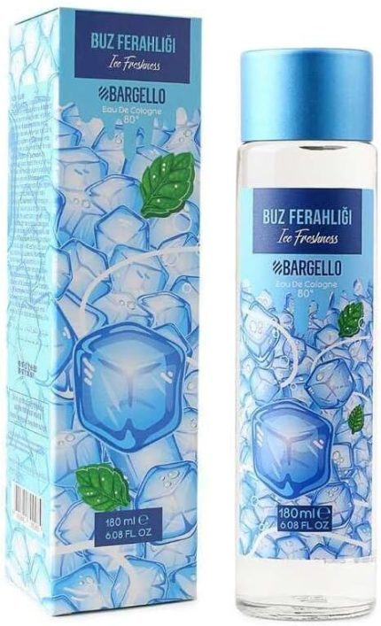 Buz Ferahlığı 180 ml Cam Dökme Kapak Kolonya Edc