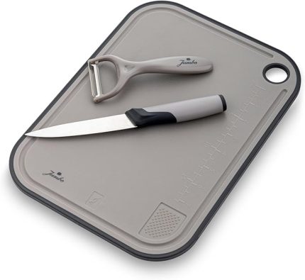 Jumbo Smart Grey Kesme Tahtası Seti