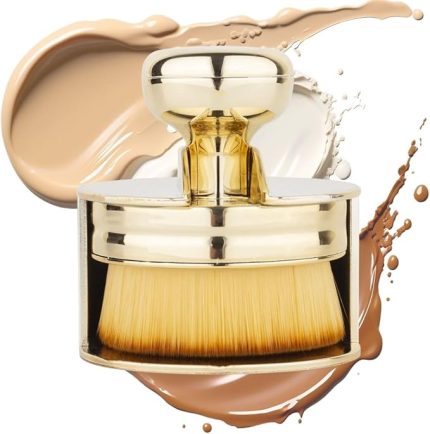 Profesyonel Geniş Pratik Tutma Saplı Gold Büyük Fondöten Yayma Fırçası