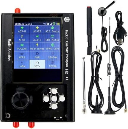 PortaPack H2 Ve Hack R F Bir SDR Yazılım Tanımlı Radyo 1MHz-6GHz Antenler Dahili Şarj Edilebilir Pil ile Montajlı
