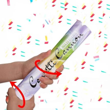 Parti için Konfeti, Doğum Günü ve Özel Günler Konfetisi, Rengarenk Karnaval Konfeti 30 cm (Karışık Renkli)