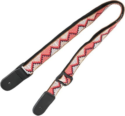 Bohem Deseni UKULELE kayış Zarif Bohemian Naylon Deri kayış Ayarlanabilir Uzunluk TAZI TAZALARI İLE TAMAMLI TESLİM KURUM KIRAKLARI VE VİYETLERİ UKULELE MÜZİKLERİ (Stil)