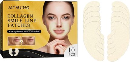 adet Kolajen Nazolabial Kıvrım Yamaları Cildi Kaldırır ve Sıkılaştırır Tedavi Yapışkanlı Kırışıklık Giderici Yamalar Yüz Cilt Bakımı İçin