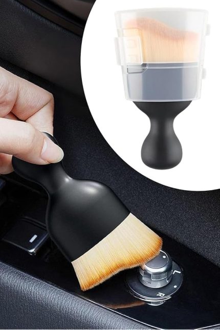Concept Oto Detaylı Temizlik, Araba Yıkama Araç İçi Temizlik Fırçası, İç, Dış, Gösterge Paneli, AC, Klima Havalandırma, Deri Yüzey Ve Kumaş Koltukları İçin Premium Yumuşak Kıllı Detaylı Oto Temizlik Fırçası