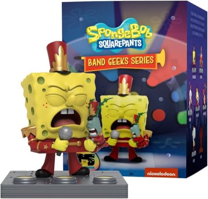 Jaxx Spongebob Squarepants Band Geeks Serisi | Kör Kutu Oyuncak Koleksiyon Figürinler | Bir Paket - Bir Rastgele Figür İçerir